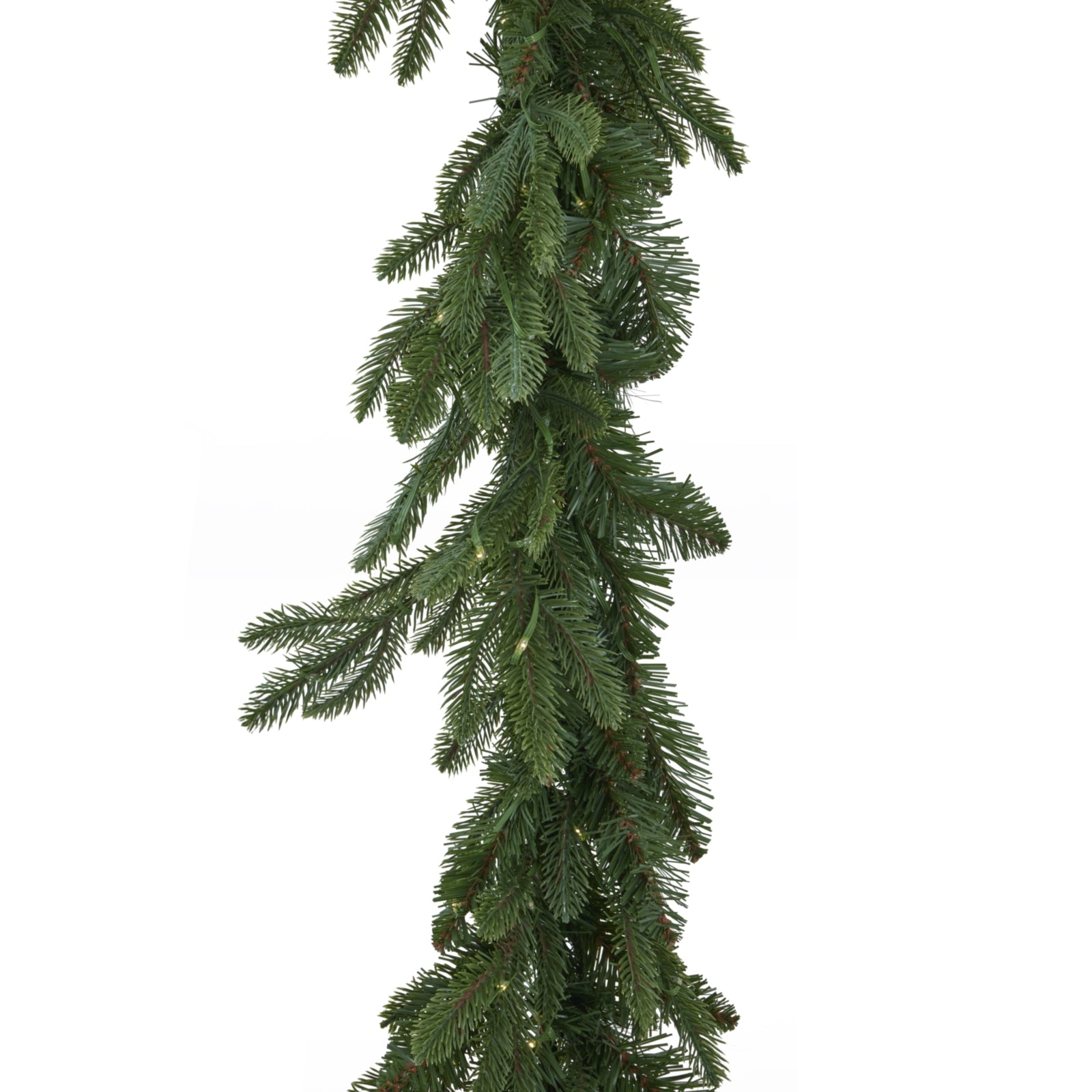Green Pre-Lit Woodland Fir Christmas Garland - 200 LED