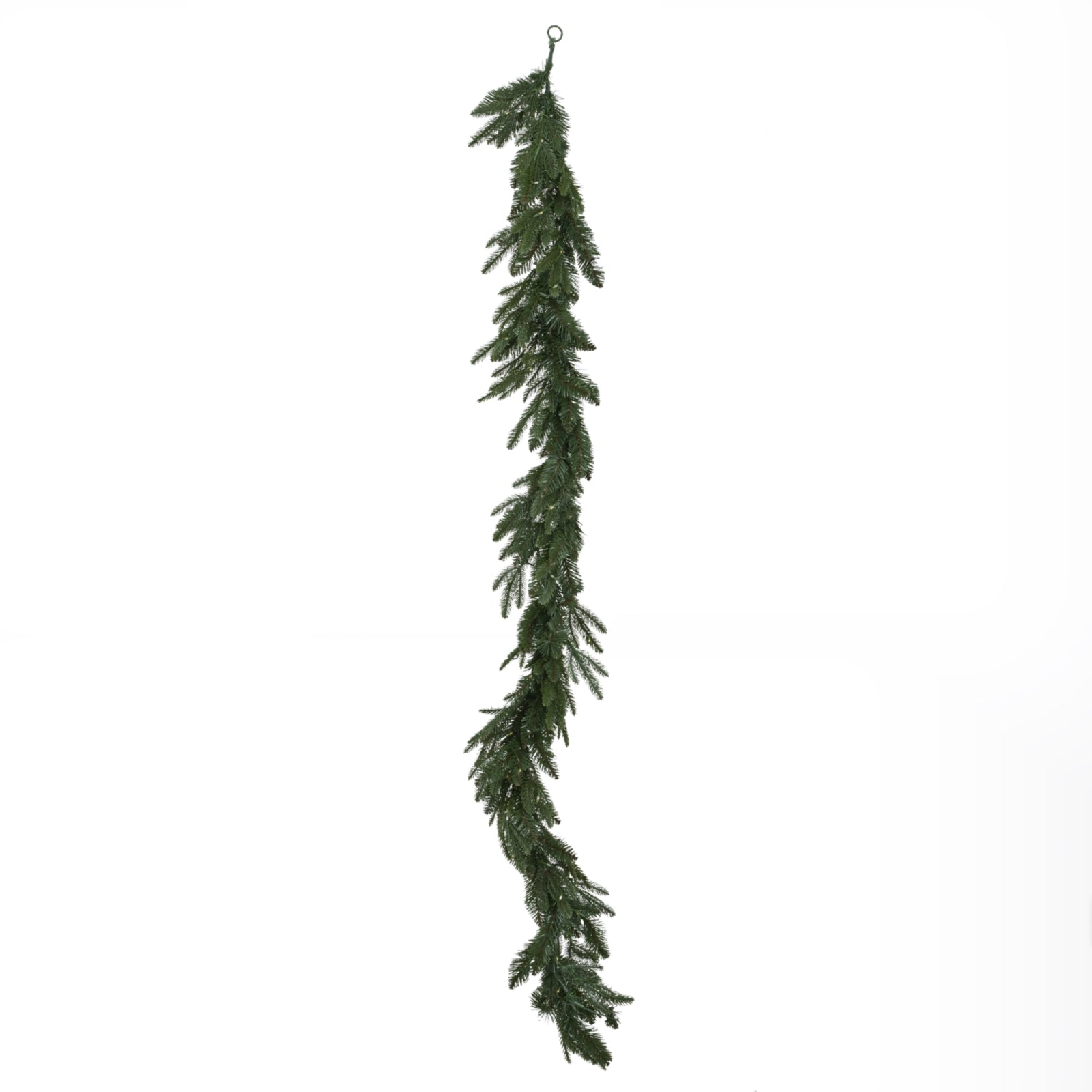Green Pre-Lit Woodland Fir Christmas Garland - 200 LED