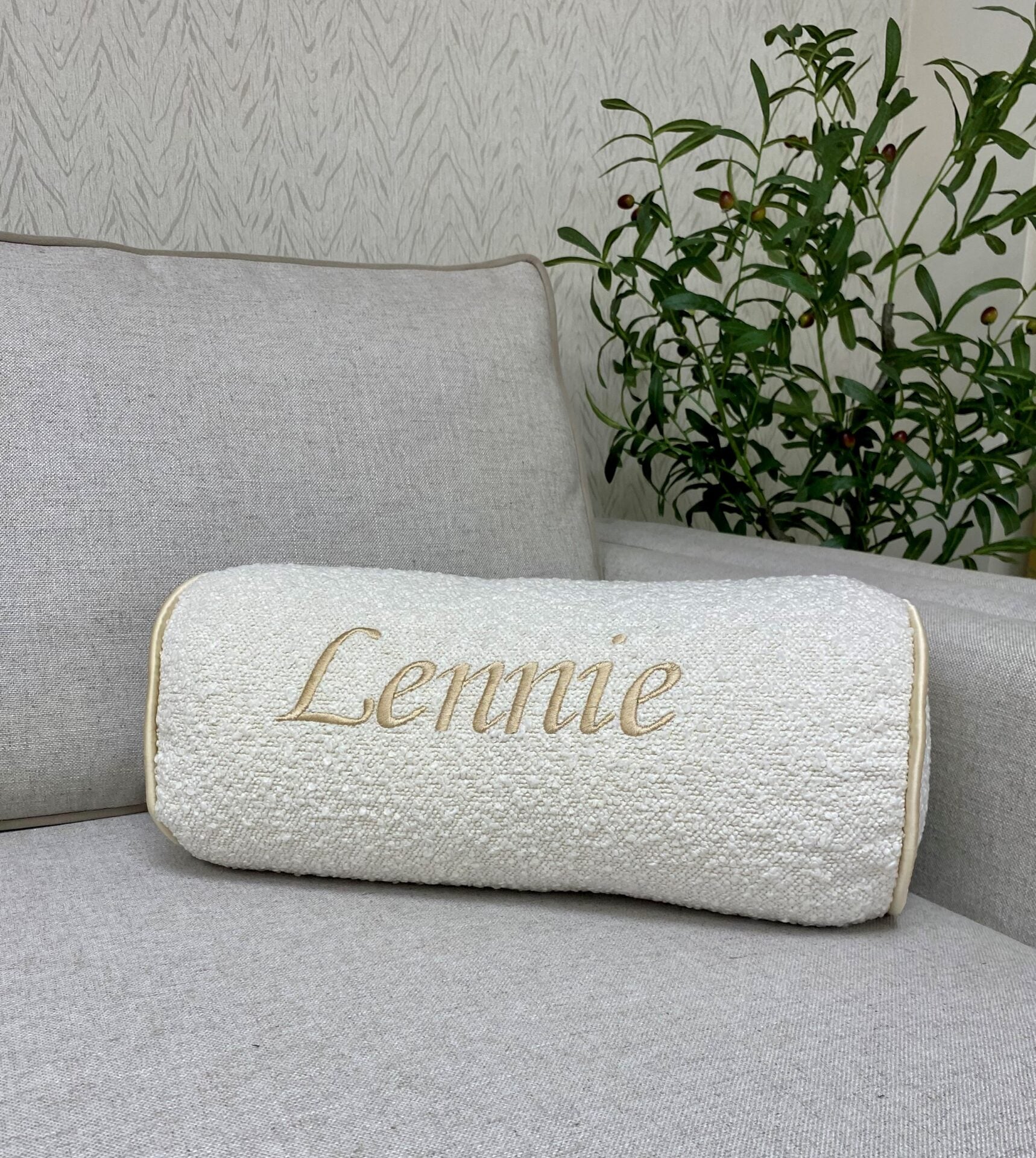 Personalised Boucle Bolsters